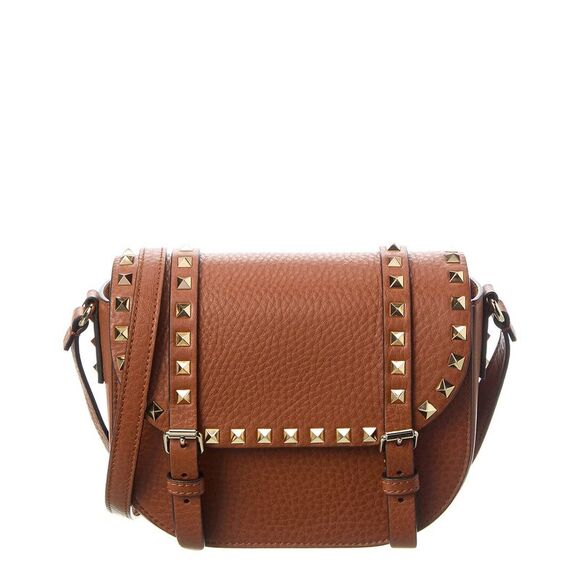 Valentino Rockstud Grainy Leather Shoulder Bag - Picture 1 of 5